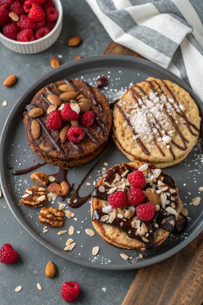 Gluten-free almond croissant pancake flavor variations